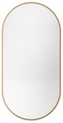 Oválné zrcadlo Luna 45 cm zlaté