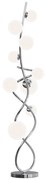 Wofi 3014-907 - LED Stojacia lampa NANCY 9xG9/3,5W/230V lesklý chróm