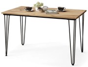 Jedálenský stôl HALIJA v dekore Dub Craft