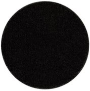 Kúpeľňový koberček SANTA čierny kruh
