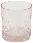 Ružový nápojový pohár Water Pink - Ø 8*9 cm / 300 ml