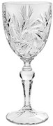 Bohemia Jihlava brúsené poháre na víno Pinwheel 260 ml 6 ks