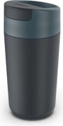 Tmavomodro-antracitový cestovný hrnček 450 ml Sipp – Joseph Joseph