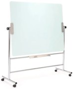 Otočná sklenená magnetická tabuľa GLENDA, 1200x900 mm