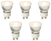 Sada 5 stmievateľných LED žiaroviek GU10 35 mm 4 W 200 lm 2700 K