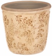 Obal keramický na kvety Flores retro, 13 x 12 cm, 13 cm