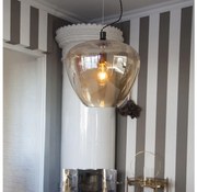 ByRydens 4200870-5503 - Luster na lanku BELLISSIMO 1xE27/8W/230V dymová/hnedá