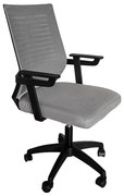Kancelárske kreslo Vega 4168 sivá/čierna