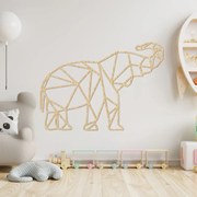 Drevený obraz na stenu - Geometrický slon I SENTOP PR0236