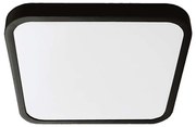 LED Kúpeľňové stropné svietidlo LED/24W/230V 3000K IP44 29,5x29,5 cm čierna