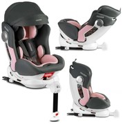 Otočná autosedačka Stigo - ružová | ISOFIX