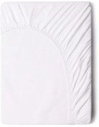 Biela bavlnená elastická plachta Good Morning, 180 x 200 cm