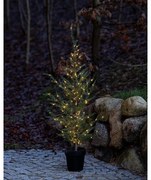 SIRIUS LED svetelný stromček v kvetináči Cedr, 130 cm