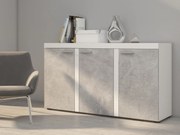 Skrinka Rudby 3F (biela + betón). Vlastná spoľahlivá doprava až k Vám domov. 610121