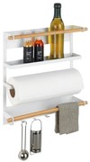 WENKO 54113100 - Organizér MAGNA 33x34 cm biela/hnedá/čierna