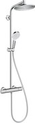 Hansgrohe Crometta S sprchový systém na stěnu s termostatickou batériou chróm 27267000