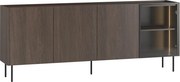 Štvordverová komoda Dunari 220 cm - dub dunin