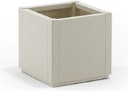 STEFANPLAST Kvetináč ETHICA štvorcový, biely