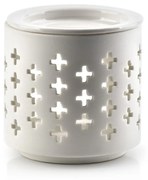 Aromalampa VESTA CROSS 7,3x7,5 cm biela