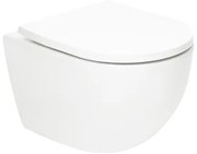 WC s doskou softclose závesné SAT Fusion biele vírové SATFUS010RTORP