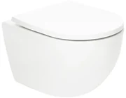 WC s doskou softclose závesné SAT Fusion biele vírové SATFUS010RTORP