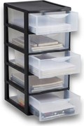 SUNDIS Úložný box s 5 vyššími zásuvkami, antracit, OFFICEMIX A4, 5A