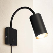 BRILAGI - Flexibilné nástenné svietidlo SELE 1xGU10/30W/230V čierne/zlaté