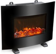 LED elektrický krb s vykurovaním LED/2000W/230V + diaľkové ovládanie