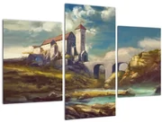 Obraz - Stredoveký hrad (90x60 cm)