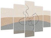 Obraz - Line art bozk (150x105 cm)