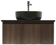 Kúpeľňová skrinka s umývadlom a batériou SAT Evolution 78x30x44,8 cm mat SATEVO80NADBUC