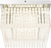XXXLutz STROPNÉ LED SVIETIDLO, 36/36/21.5 cm - Interiérové svietidlá - 004558999812