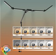 Brilagi - LED Stmievateľná flexibilná stolná lampa VARIO LED/24W/230V 3000-6500K čierna