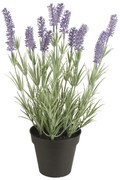 Ib Laursen Dekoratívna umelá levanduľa v kvetináči