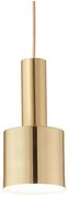 Ideal Lux - Luster na lanku HOLLY 1xE27/60W/230V pr. 12 cm mosadz