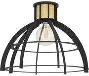 Eglo 43768 - Stropné svietidlo STILLINGTON 1xE27/40W/230V čierna