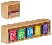 Závesná bambusová krabička na čaj RD28846