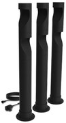 Philips Desi GardenLink vonkajší LED stĺpik Low Voltage súprava 3 ks, čierna, 70 cm, 3x1,5 W, 3x180 lm, 2700 K