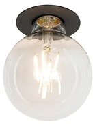 Inteligentné moderné bodové svetlo čierne vrátane ST64 WiFi žiarovky - Insight