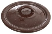 Orion Smaltovaná pokrievka Brown, 14 cm, pr. 14 cm