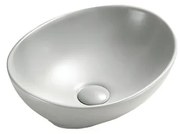 Mexen Elza, umývadlo na dosku 40 x 33 cm, platinová matná, 21014063