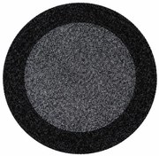 Ayyildiz, Kusový koberec Life Shaggy 1503 anthracit kruh, 120x120 (priemer) kruh, šedá, obývacia izba