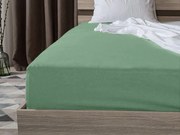 Jersey plachta EXCLUSIVE tmavozelená 160x200 cm, 100% bavlna
