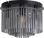 Searchlight 55620-320SM - stropné svietidlo SWIZZLE 5xE14/60W/230V, priemer 32 cm, dymové