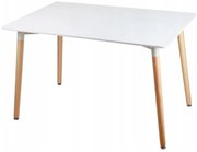 Stôl Bergen 100 Biely