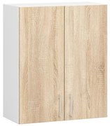 Kuchynská závesná skrinka Š 60cm D2 H720 Artus biela/sonoma