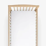 Goldea bavlnená plachta do detské postieľky - biela 70 x 140 cm