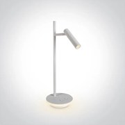 Moderné svietidlo do spálne ONE LIGHT stolová lampa  61132A/W/W