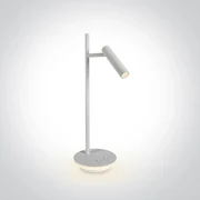 Moderné svietidlo do spálne ONE LIGHT stolová lampa  61132A/W/W