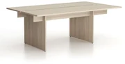 Stôl jednací SOLID + 1x prísed, 2100 x 1250 x 743 mm, dub prírodný
